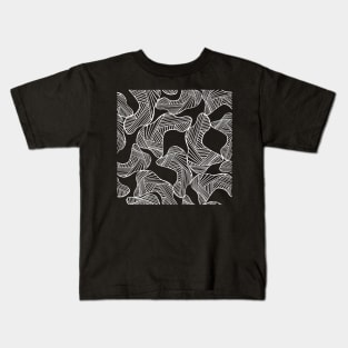 Abstract Lines And Soft Colors Kids T-Shirt